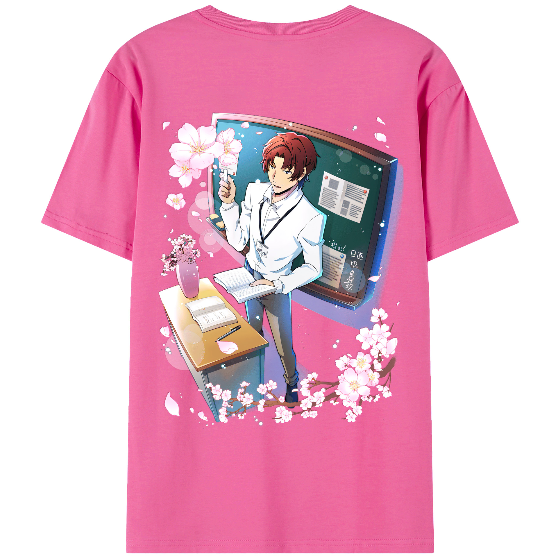 （画像用） 文豪ストレイドッグス Bungo Stray Dogs レディース半袖Tシャツ(バックプリント)